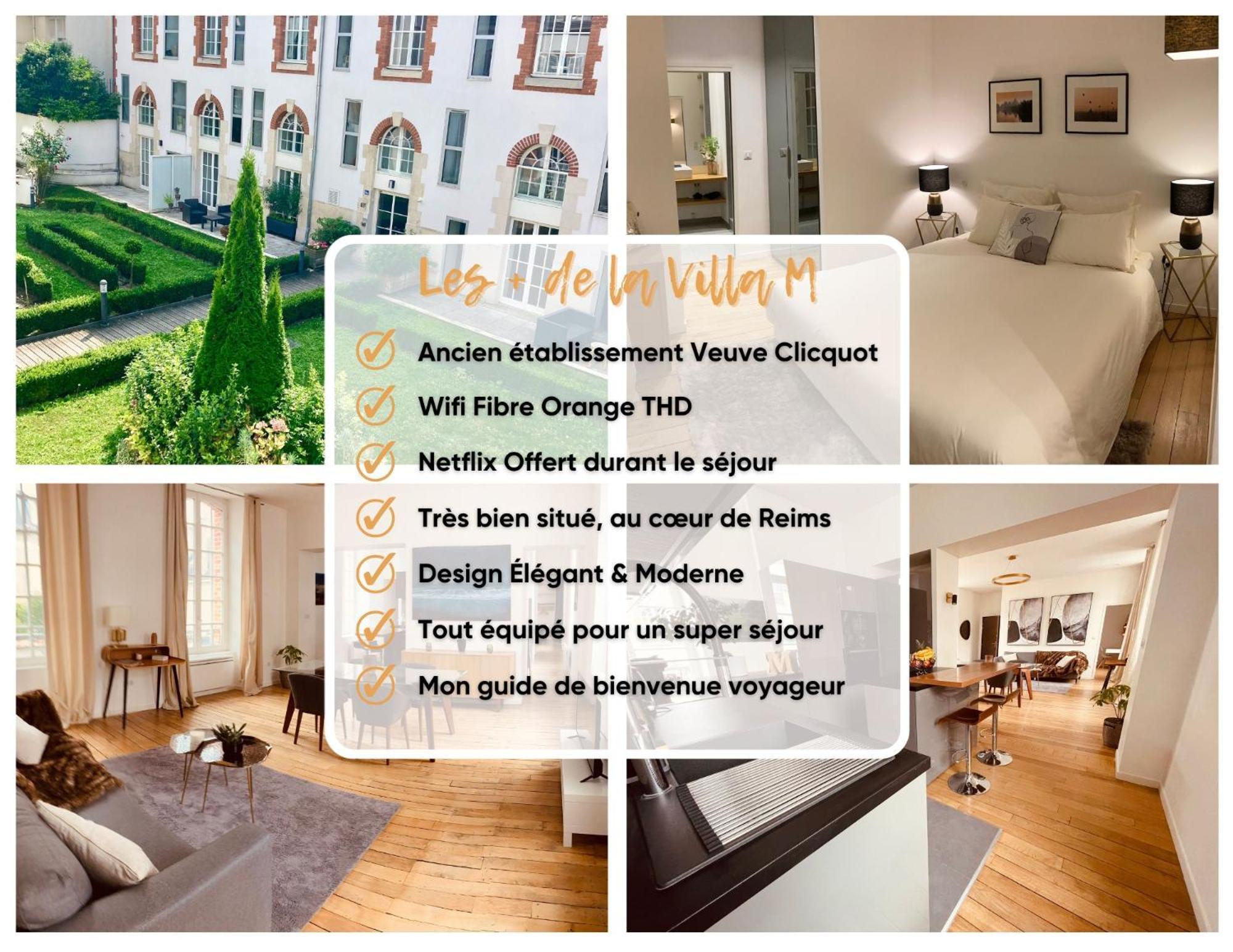 So Guest- Luxueux Appartement, Ancienne Maison De Champagne Proche Cathedrale Reims Exterior foto